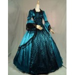 L112 Custom Made to order Satin&Lace Lolita Wedding A-Line Maxi Dress Regular Size XS S M L XL & Plus size 1x-10x (SZ16-52)