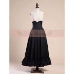 L121 Custom Made to order Spandex cotton Poplin A-Line Flared Swing Ruffle Party Maxi Skirt Regular Size XS S M L XL & Plus size 1x-10x (SZ16-52)