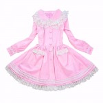 L170 Custom Made to order Spandex cotton poplin Sweet Lolita Princess Bow Poplin Trench Coat Regular Size XS S M L XL & Plus size 1x-10x (SZ16-52)