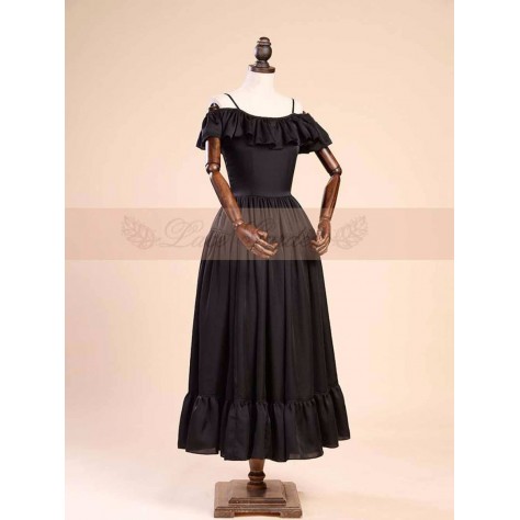 L72 Satin Chiffon Cold-Shoulder Halter A-line Ruffle Maxi Dress Regular Size XS S M L XL & Plus size 1x-10x (SZ16-52)