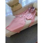 L775 Custom Made to order Jersey Women’s Hooded Casual  Jacket Skirt Suit Regular Size XS S M L XL & Plus size 1x-10x (SZ16-52)