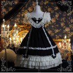 L9 Velvet/Chiffon Party/Cocktail Lolita Prom Dress Regular Size XS S M L XL & Plus size 1x-10x (SZ16-52)
